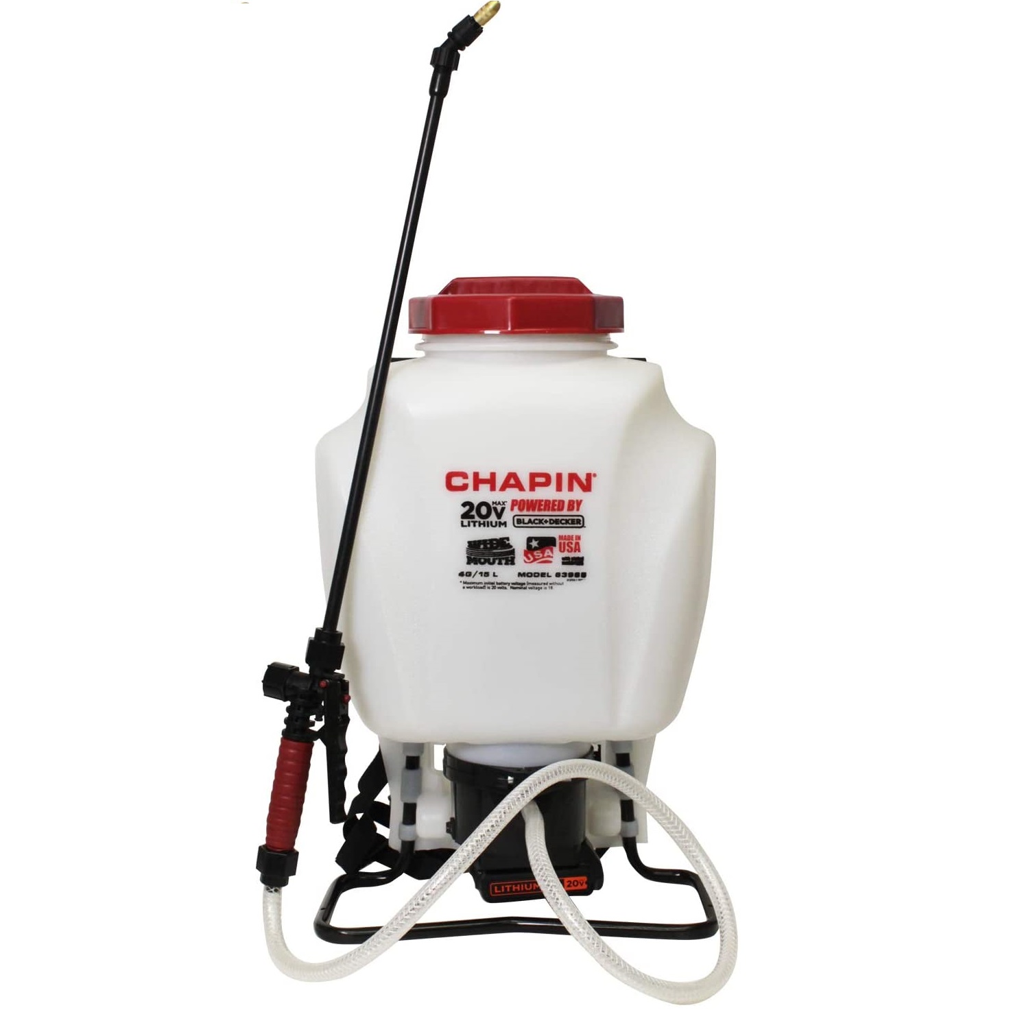 BLACK DECKER Battery Powered 4-Gallon Backpack Sprayer＿並行輸入品 - 5