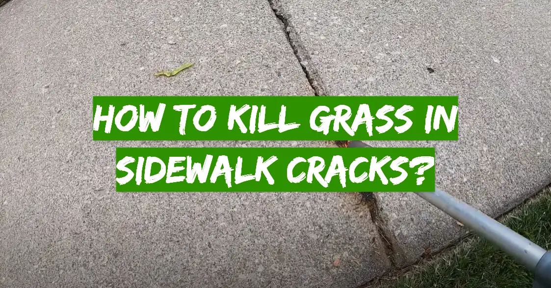 How to Kill Grass in Sidewalk Cracks?
